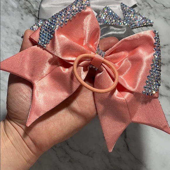 🆕Crystal hair bows - Picture 2 of 8